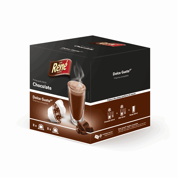 Горячий шоколад в капсулах Rene Dolce Gusto Chocolate 8 порций