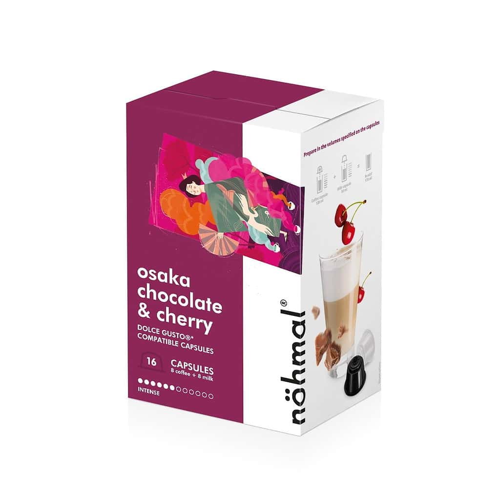 Nohmal Osaka Chocolate and Cherry Dolce Gusto 8 порций Coffeeroom