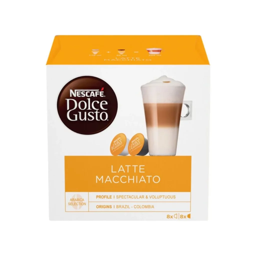 Кофе в капсулах dolce gusto latte macchiato (8 порций)