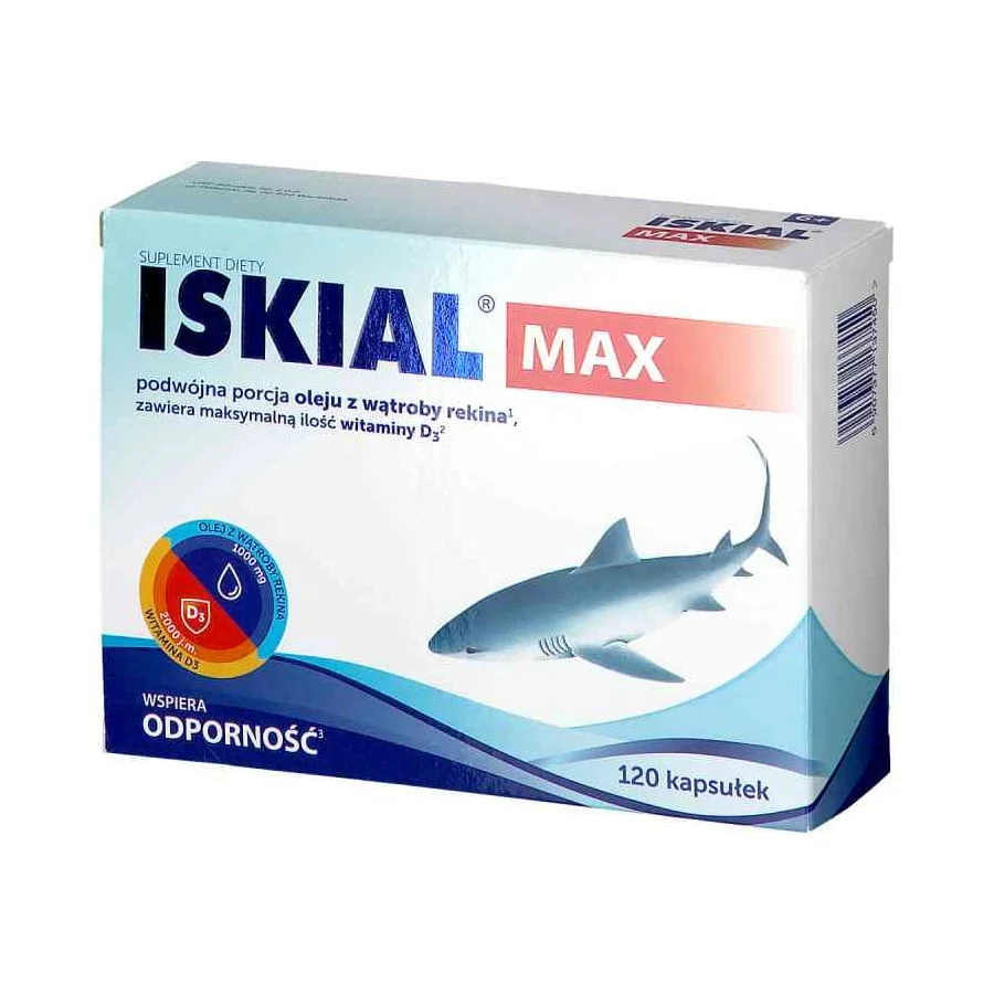 iskial-max-maslo-iz-pecheni-akuly-120-kaapsul ISKIAL MAX Масло из печени акулы (120 капсул) — изображение 1