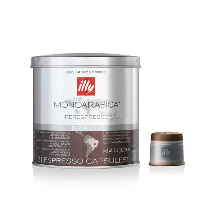 kofe-illy-iperespresso-brasil-v-kapsulah-1 Кофе ILLY IperEspresso Brazil в капсулах (21 порция) — изображение 1