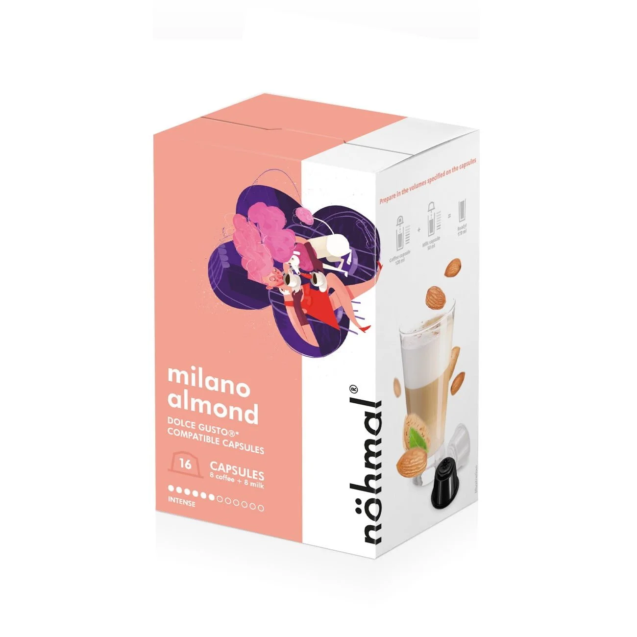 nohmal-dolce-gusto-milano-almond Nohmal Milano Almond Dolce Gusto (8 порций) — изображение 1