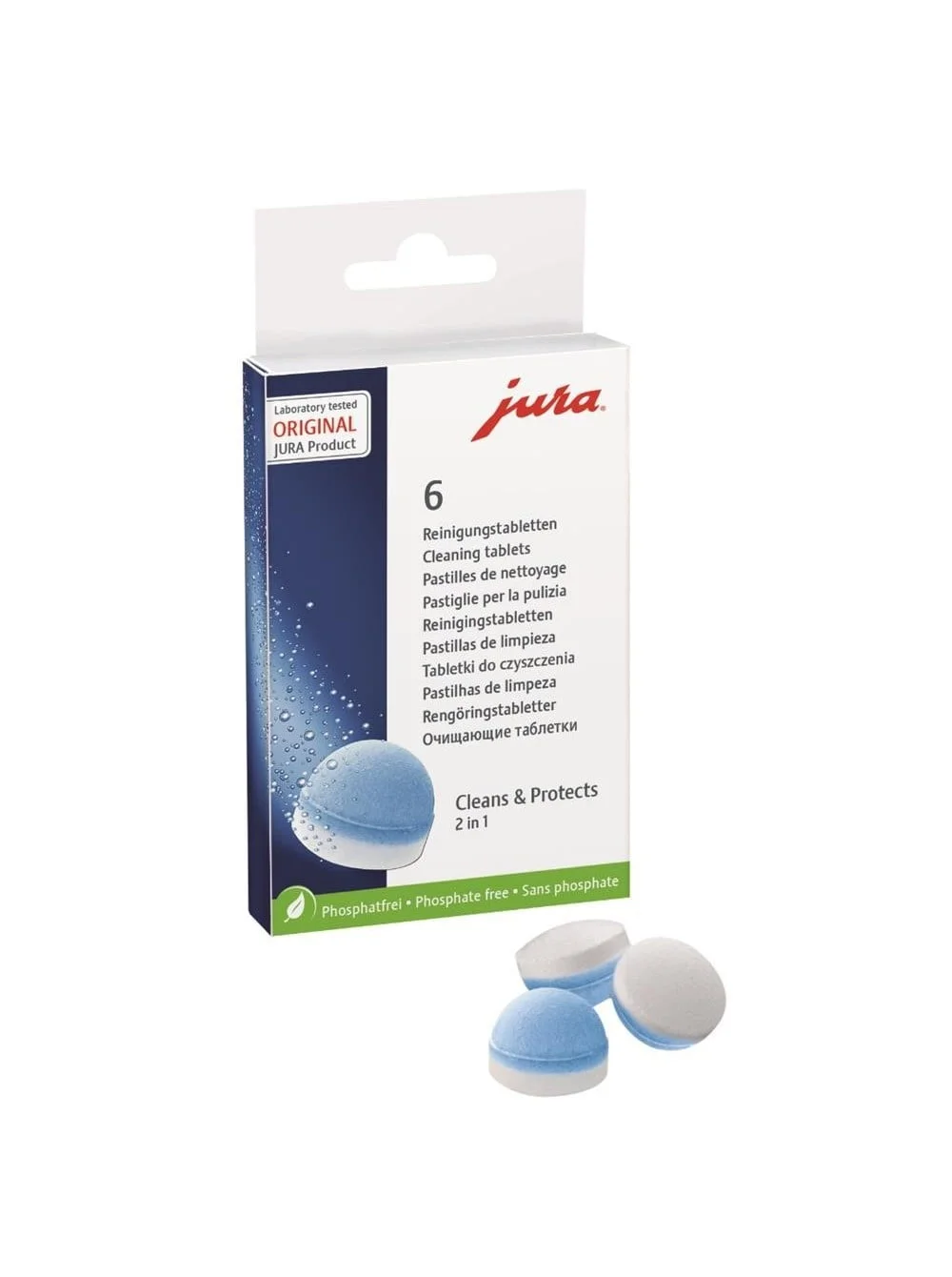 tabletki-ot-kofejnyh-masel-jura-62715 Таблетки для очистки гидросистемы от кофейных масел Jura 62715 6 шт. — изображение 1