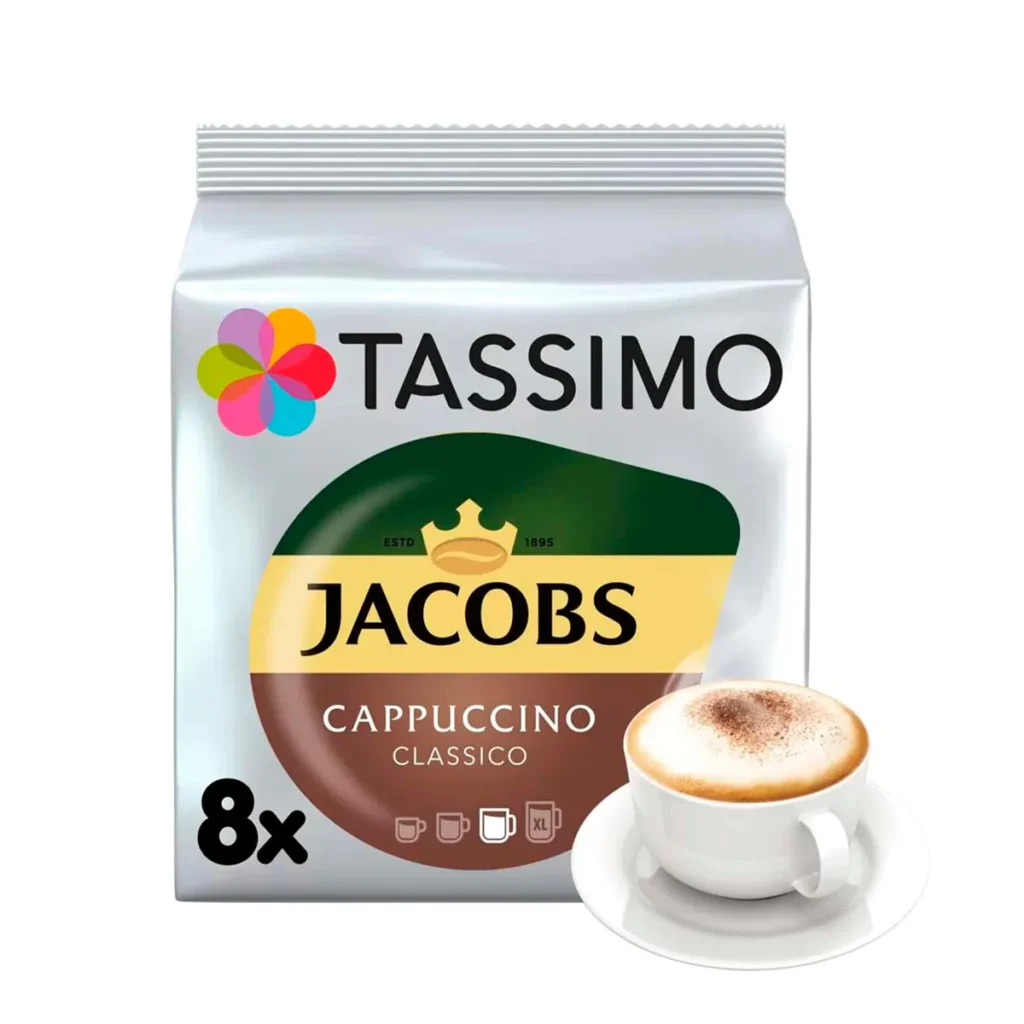 Капсулы Tassimo Jacobs Cappuccino.