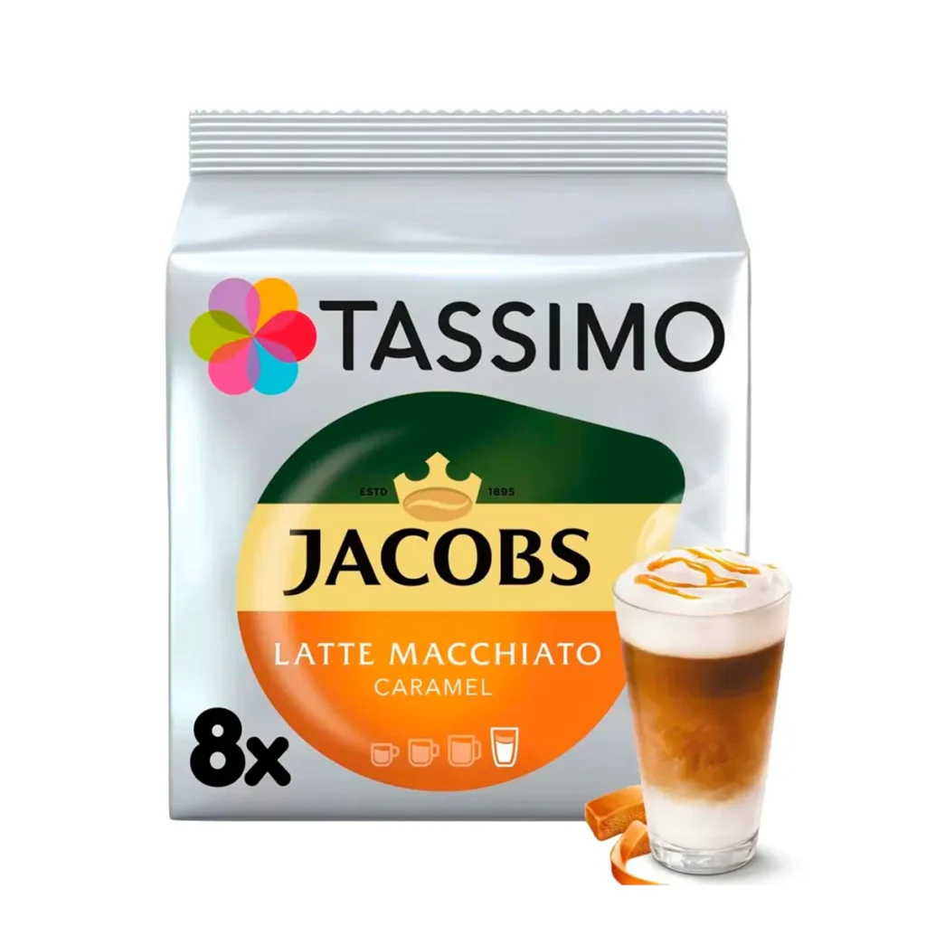 Капсулы Tassimo Jacobs Латте Маккиато Карамель