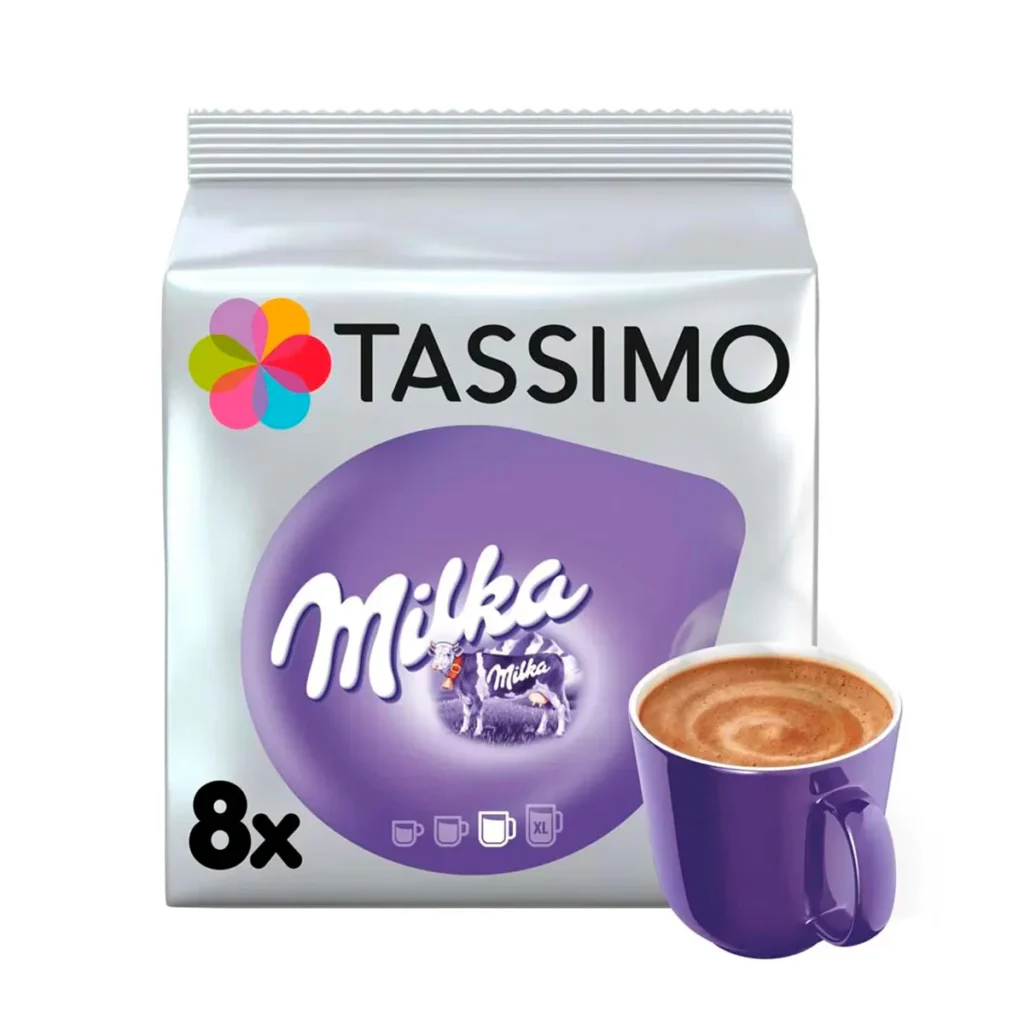 Капсулы Tassimo Milka для кофемашины, 8 шт.