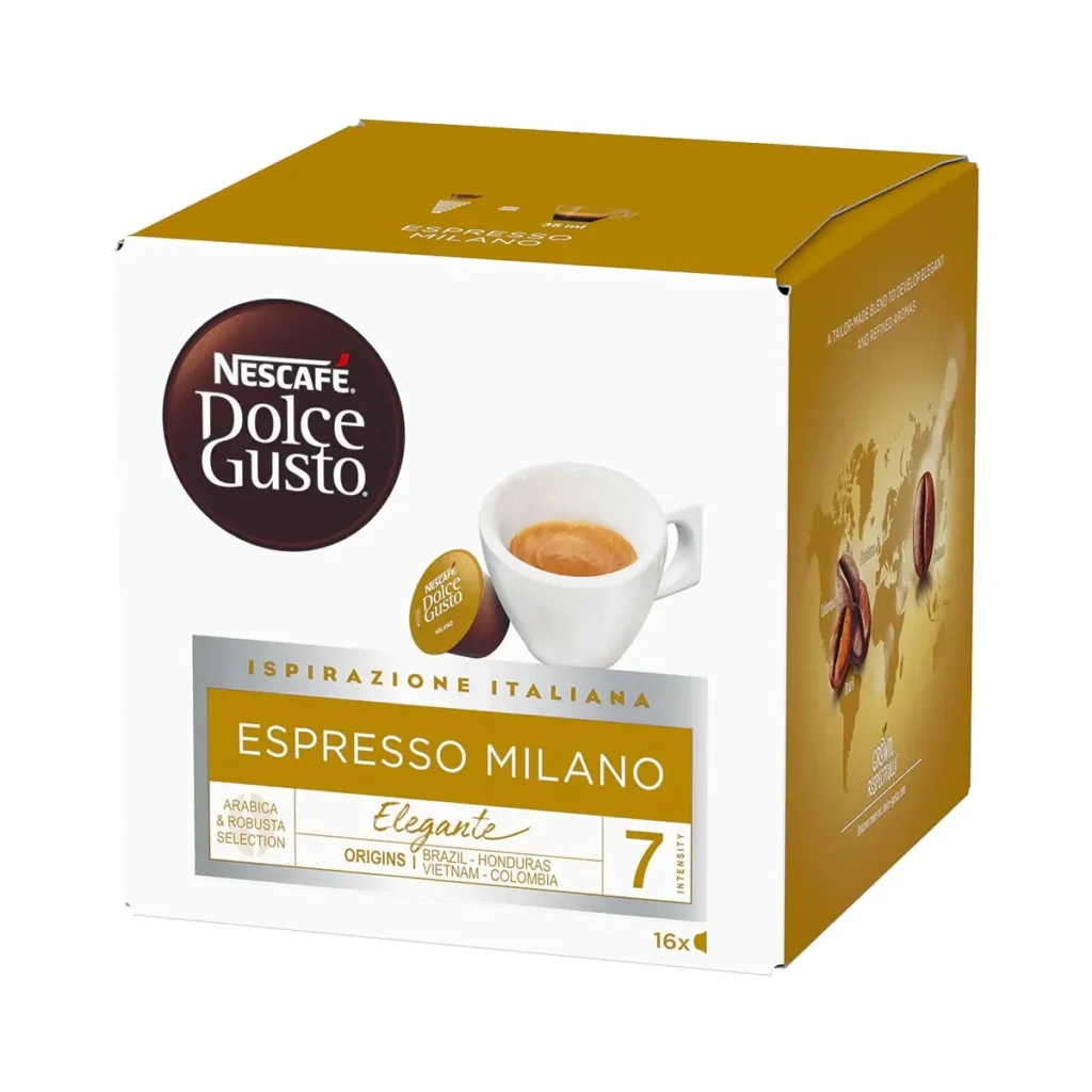 Nescafé Dolce Gusto Espresso Milano коробка