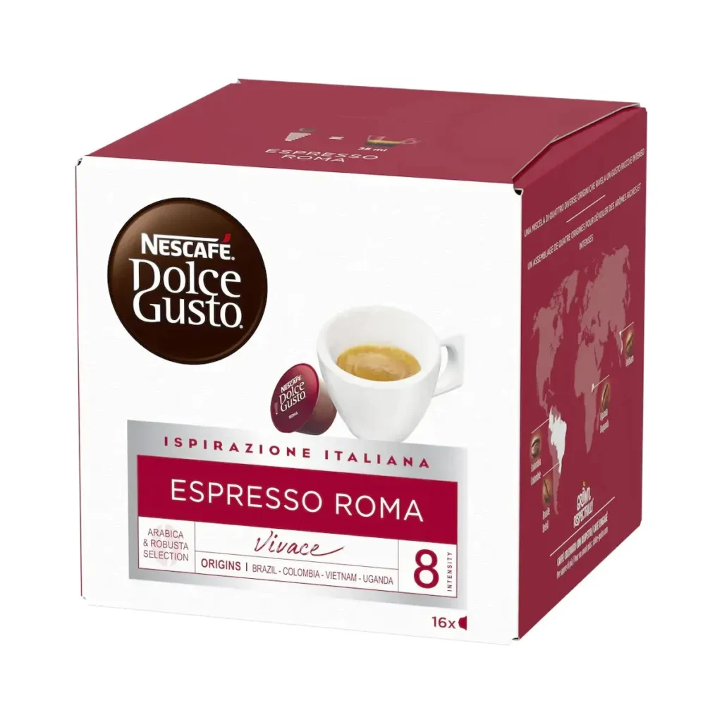 Nescafe Dolce Gusto Espresso Roma упаковка