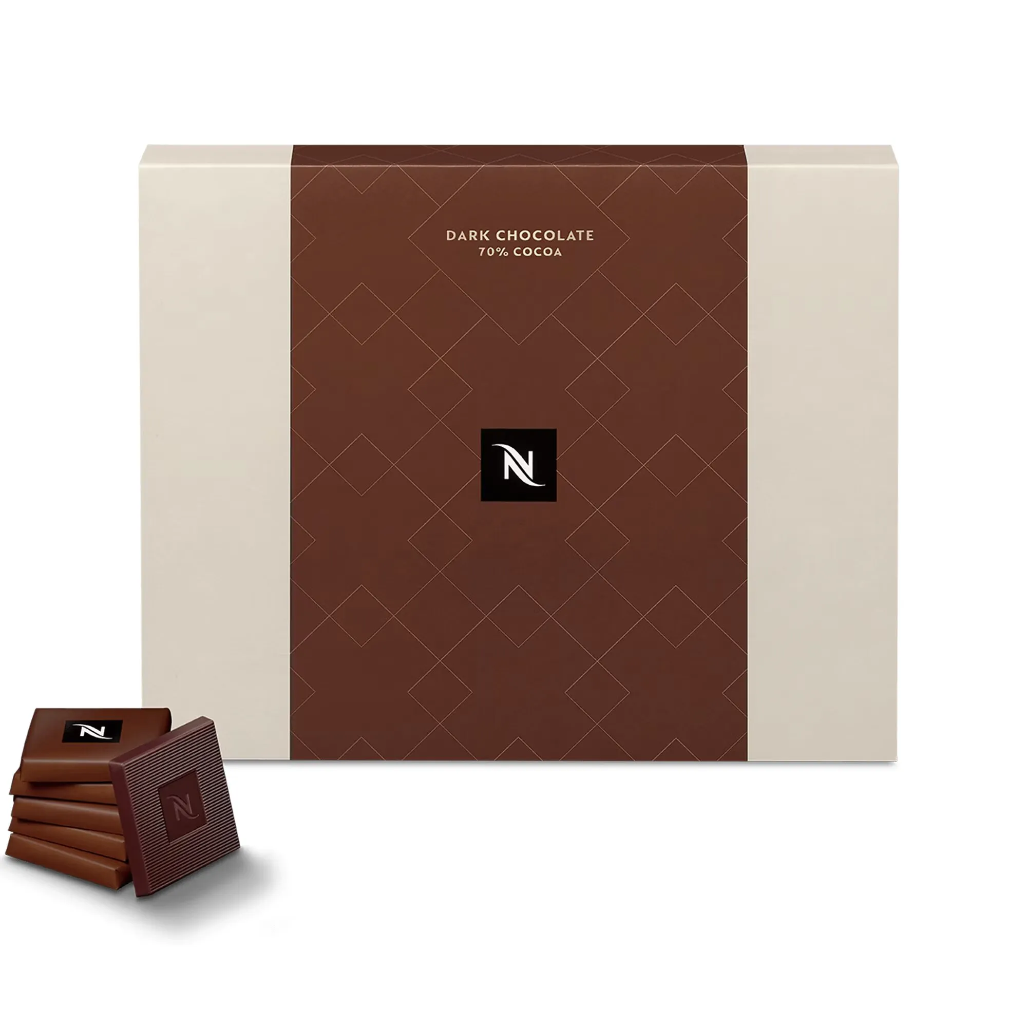 nespresso sweets dark chocolate Шоколад Nespresso 70% какао, упаковка